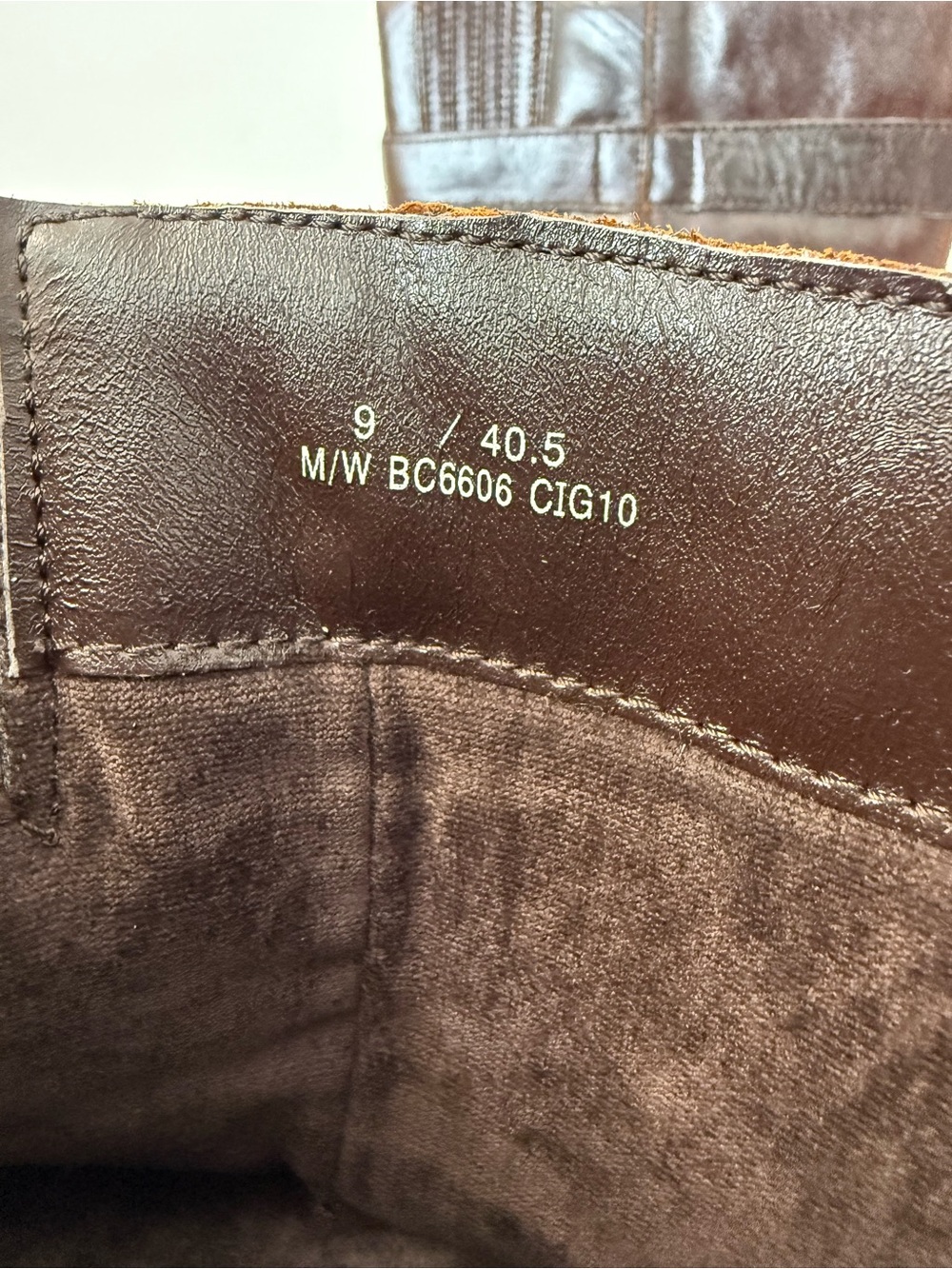 B.O.C. Born Concept Brown Leather Military Style Knee High Boot Women's Size 9 - Picture 11 of 15